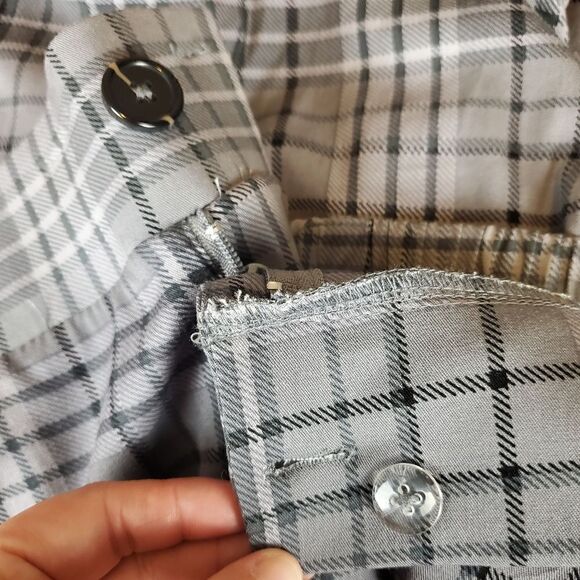 Torrid Gray Plaid Front Stretch Dress Pants Size 18 - Picture 8 of 8